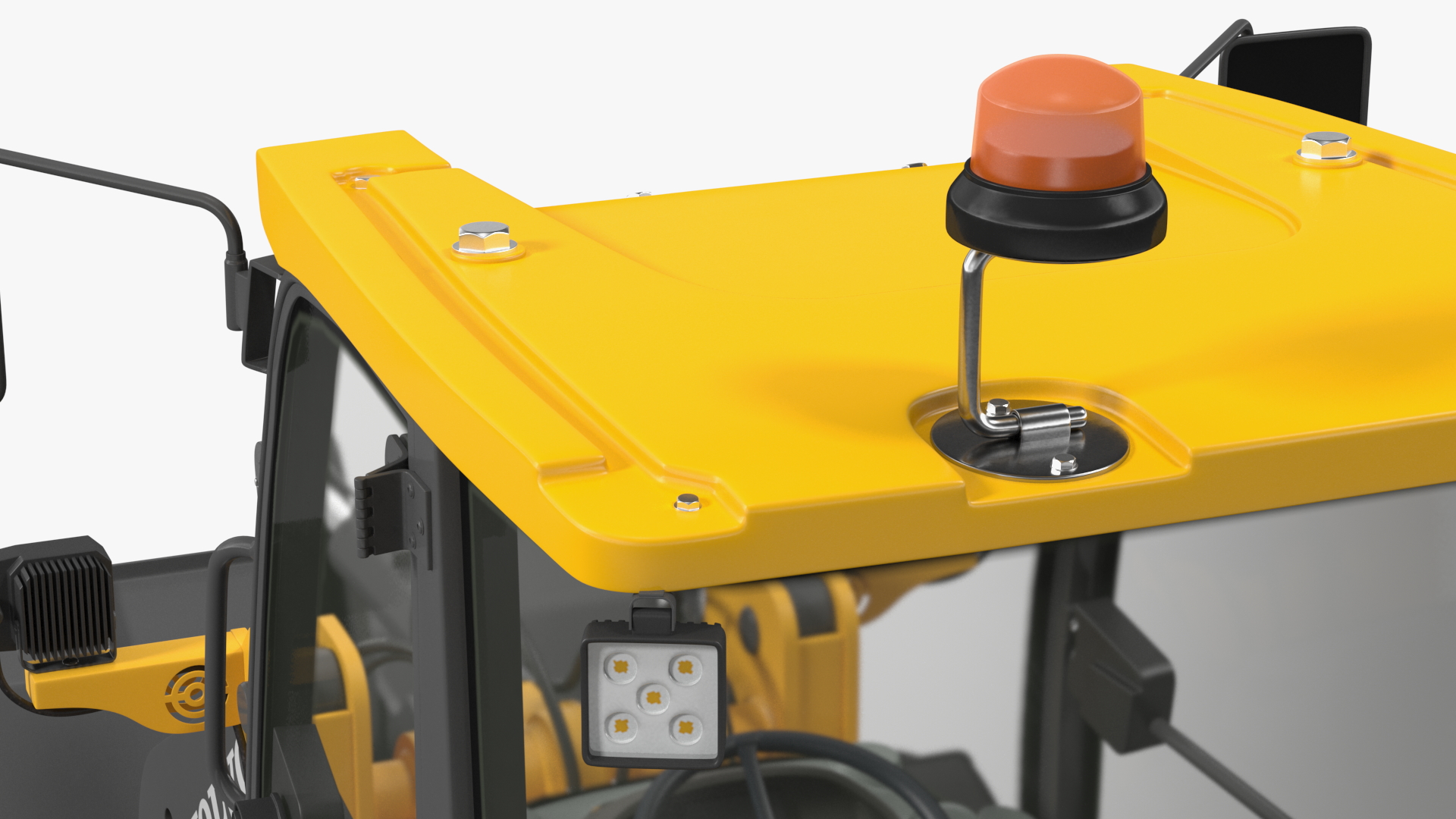 3D Volvo L25 Electric Loader with Bucket Simple Interior model