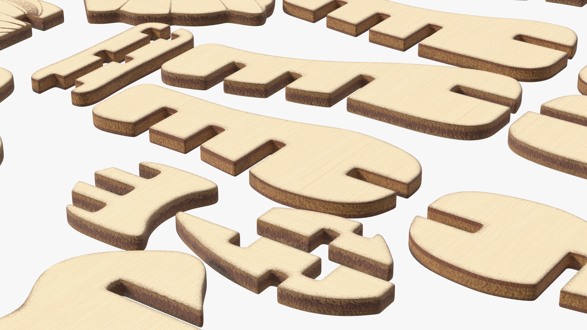 3D model Elephant Wooden 3D Puzzle