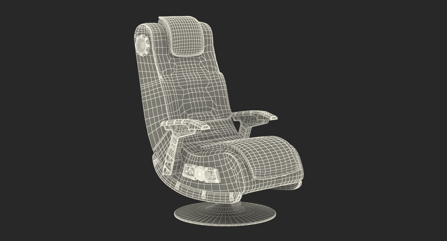 3D model Gaming Chair XRocker Pro Series Pedestal