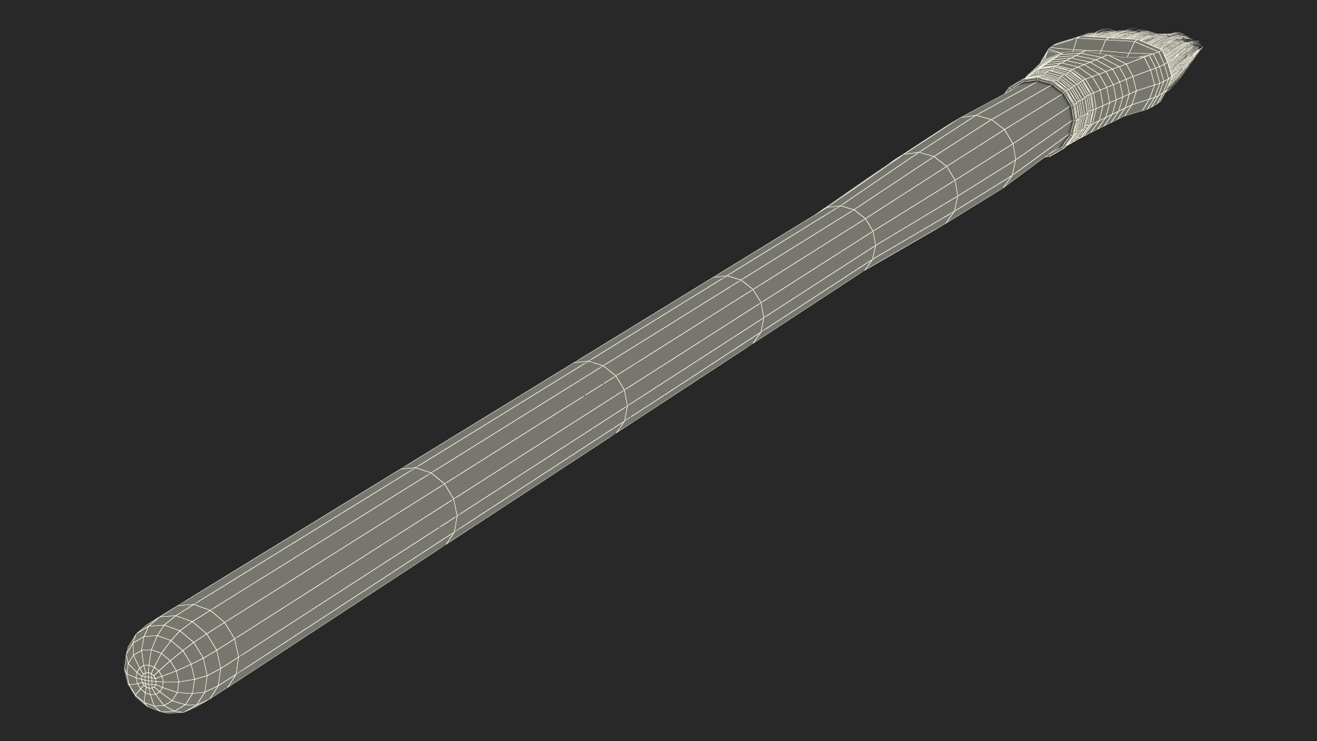 3D Artist Paint Flat Brush model