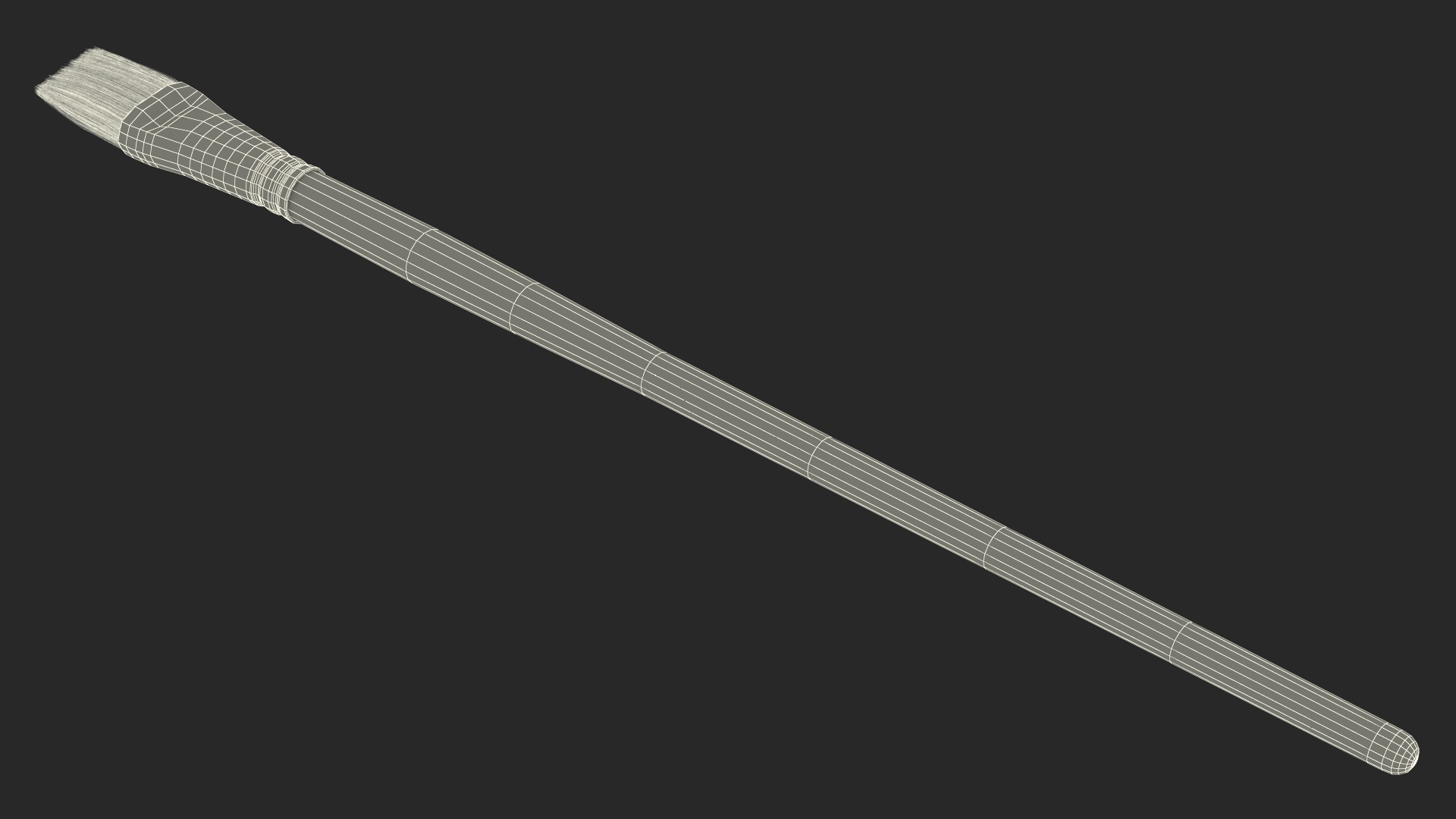 3D Artist Paint Flat Brush model