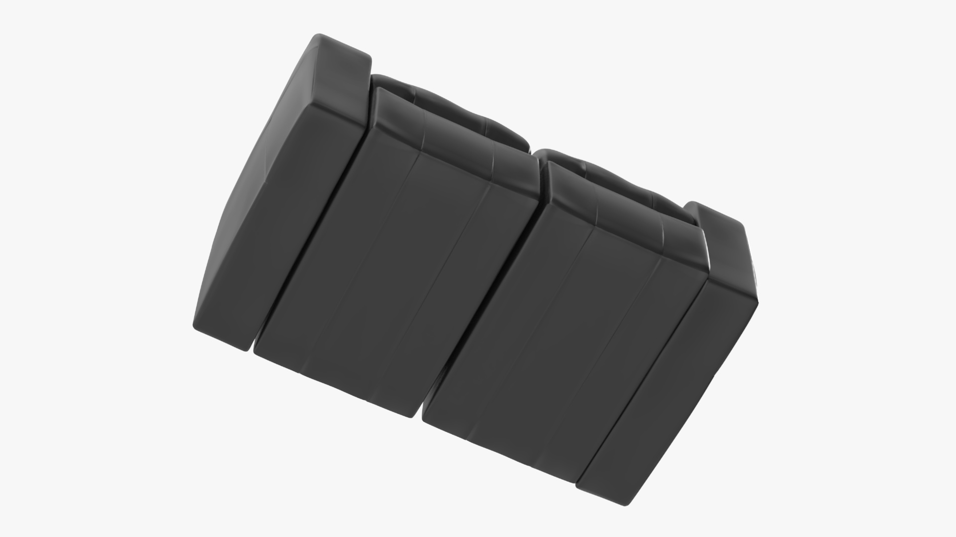 3D model Armchair for Cinema Black