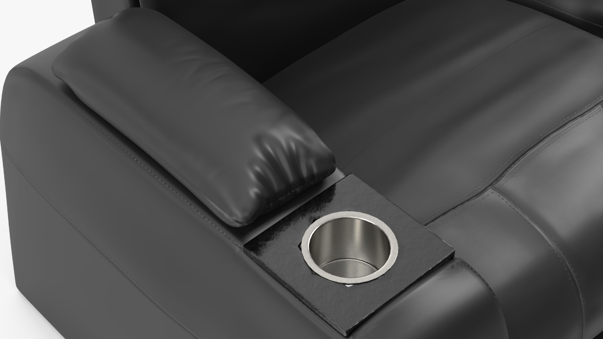 3D model Armchair for Cinema Black