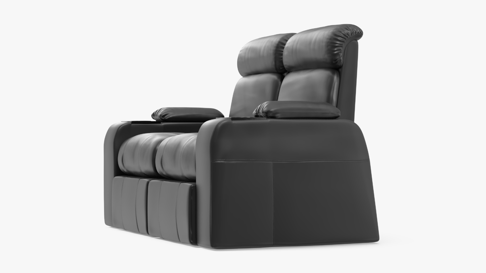3D model Armchair for Cinema Black