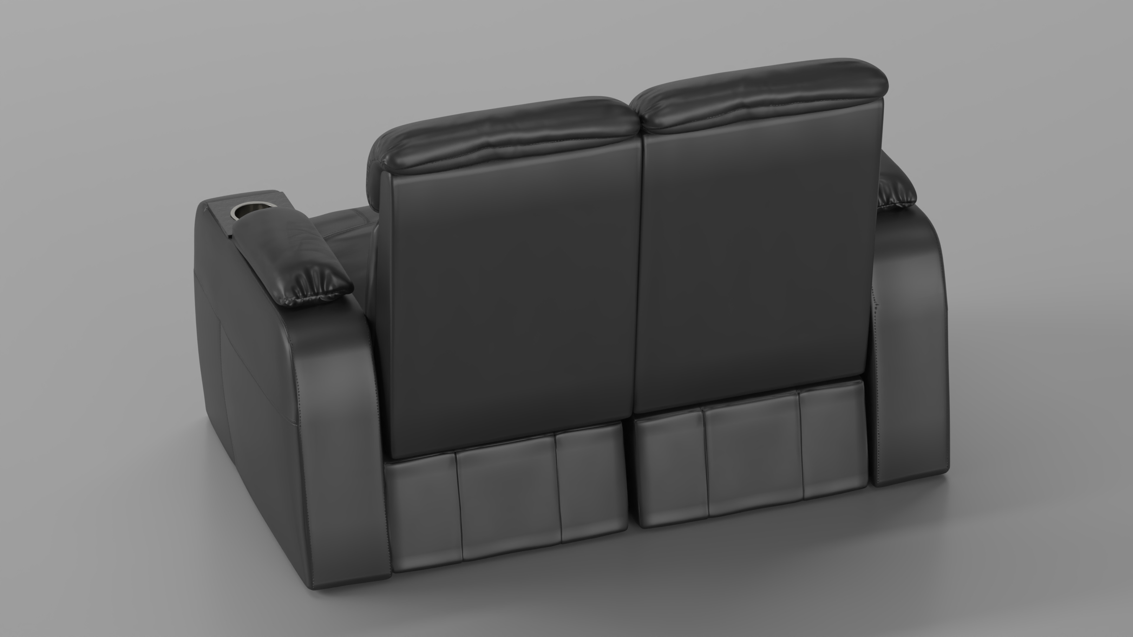 3D model Armchair for Cinema Black