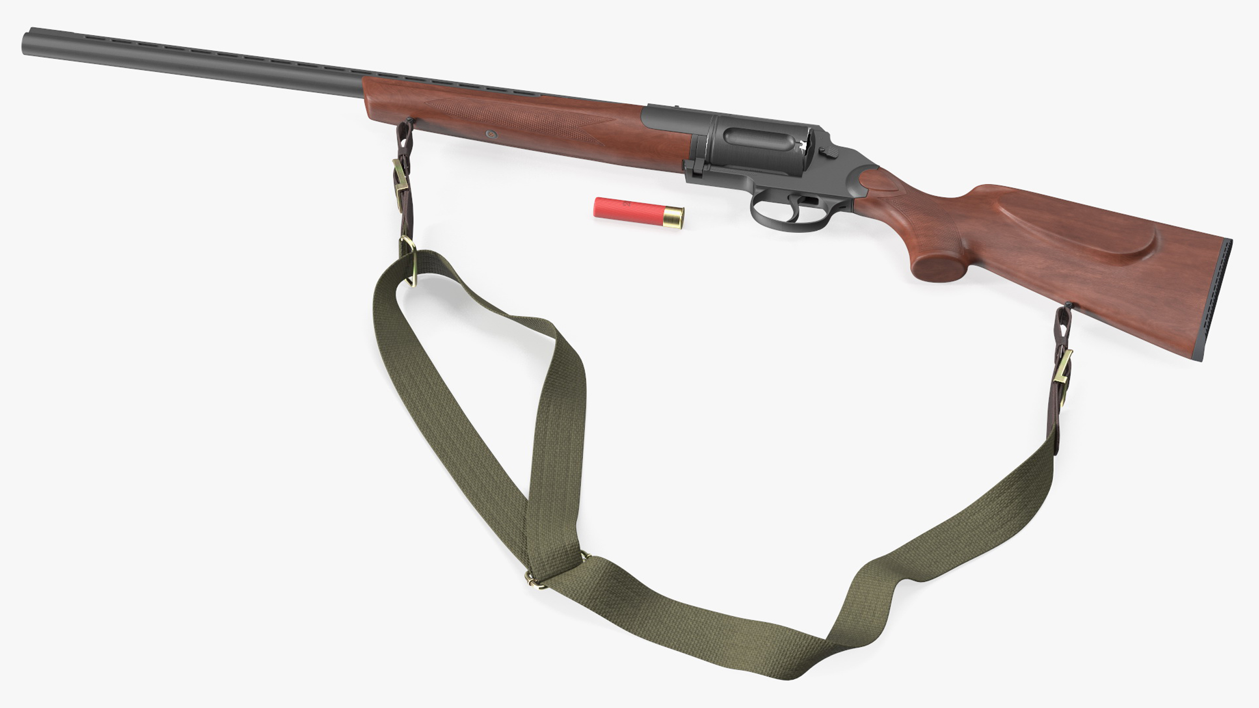 3D Hunting Shotgun MC-255 Wood Rigged for Maya model