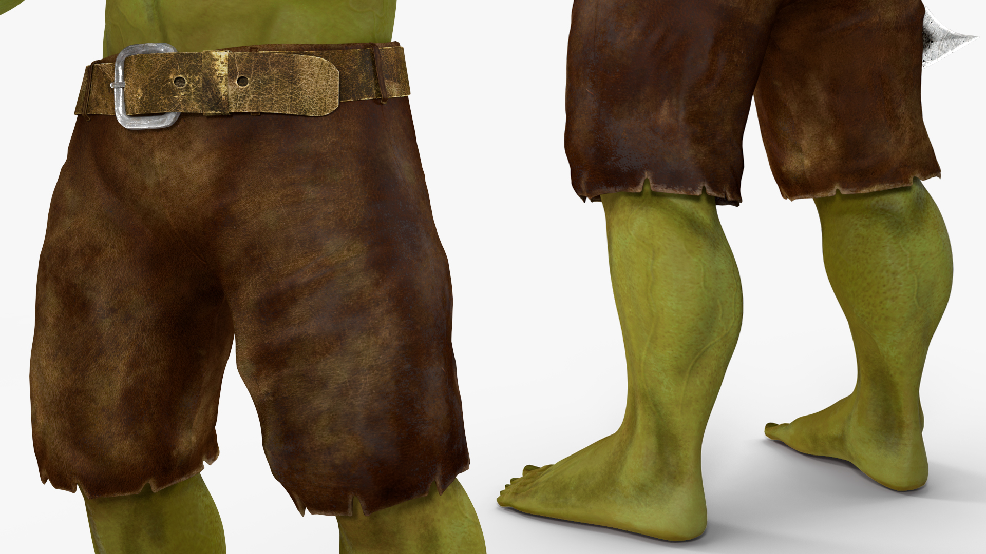 3D model Orc Warrior Fur