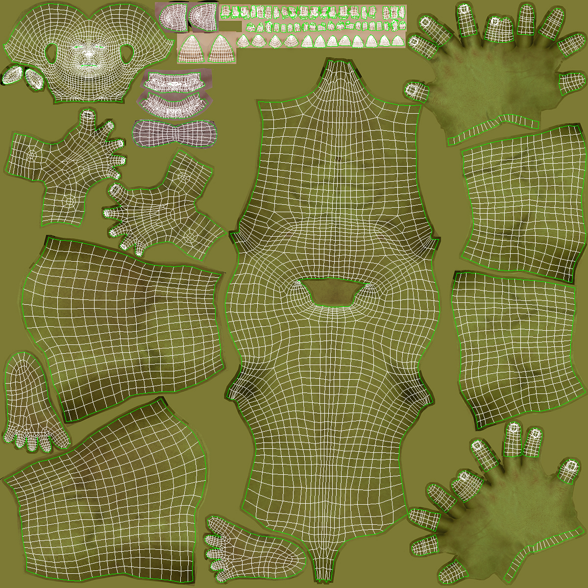 3D model Orc Warrior Fur