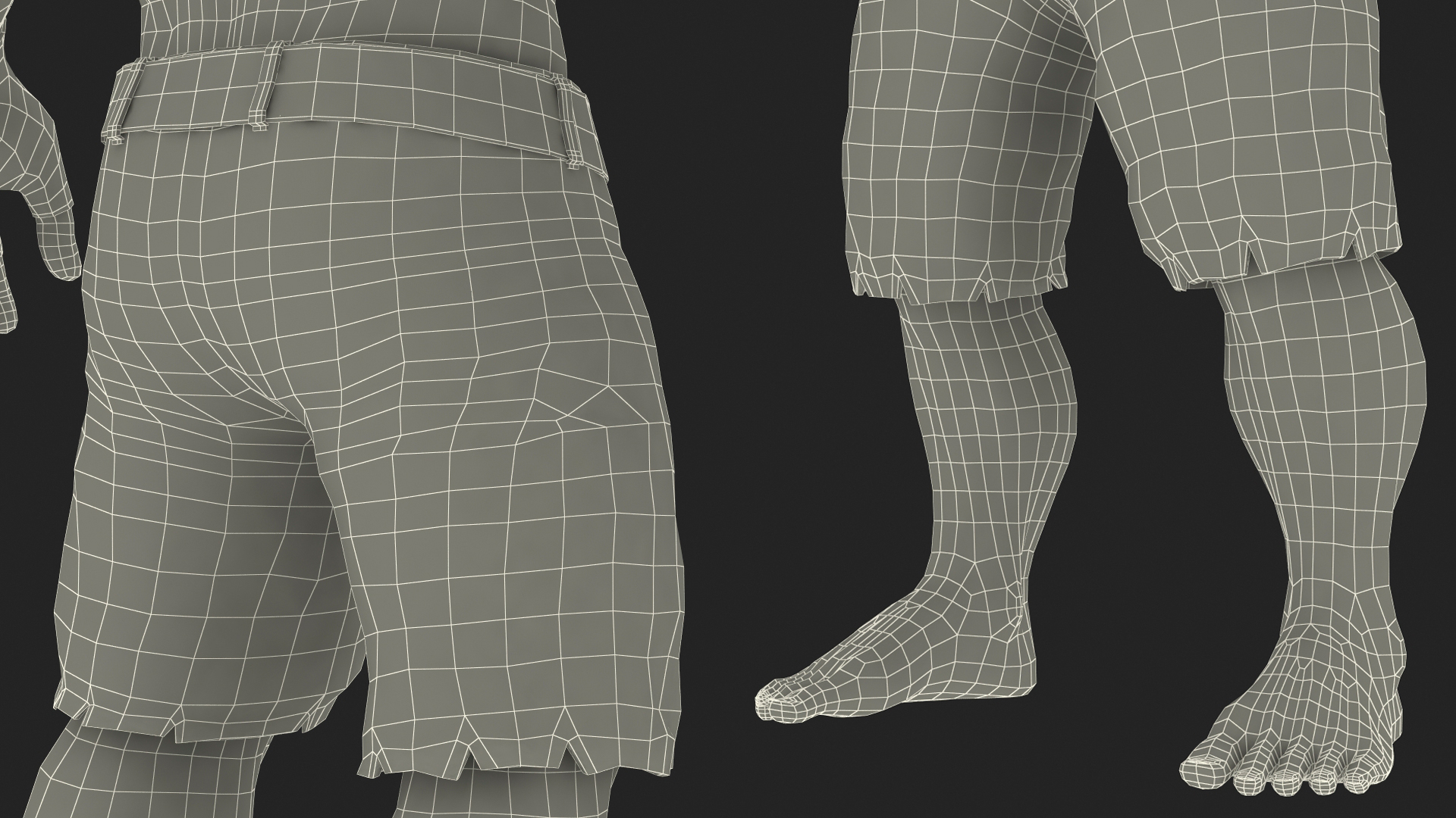 3D model Orc Warrior Fur