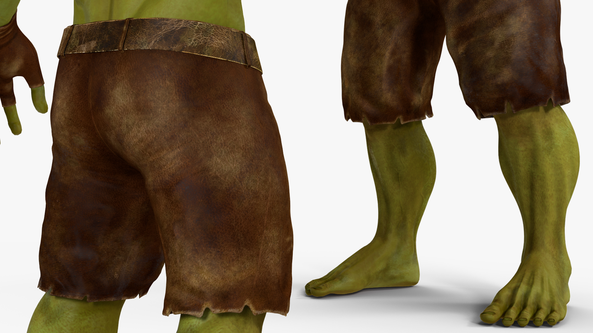 3D model Orc Warrior Fur