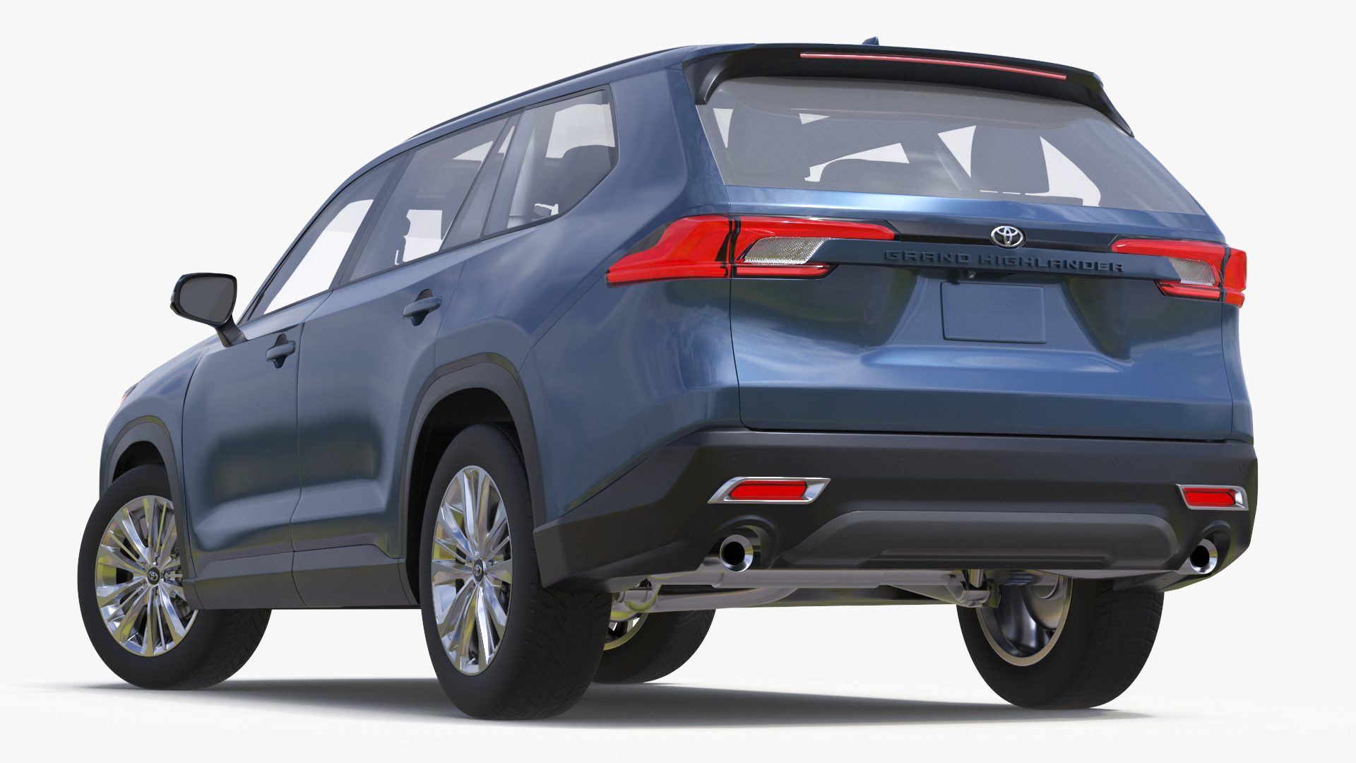 3D model Toyota Grand Highlander 2024 Rigged