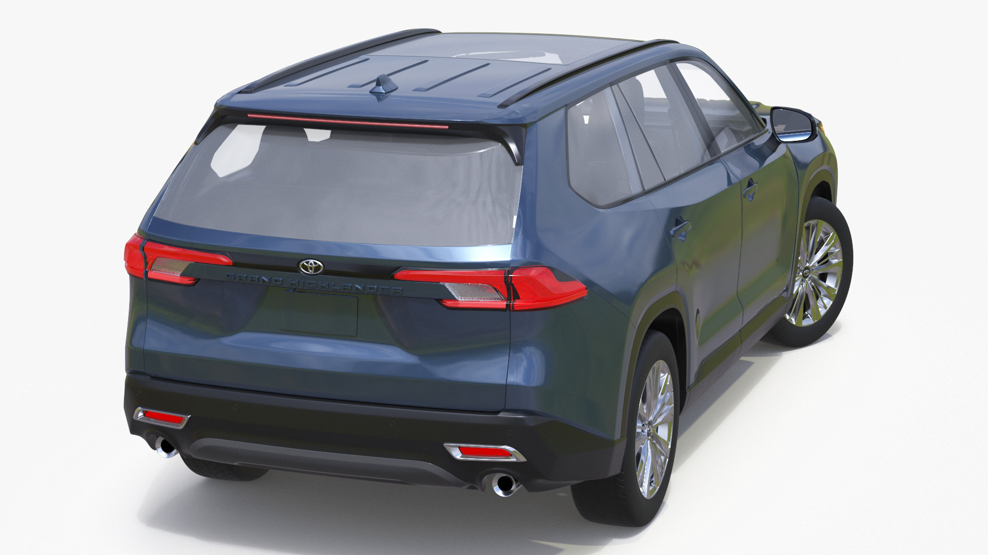 3D model Toyota Grand Highlander 2024 Rigged