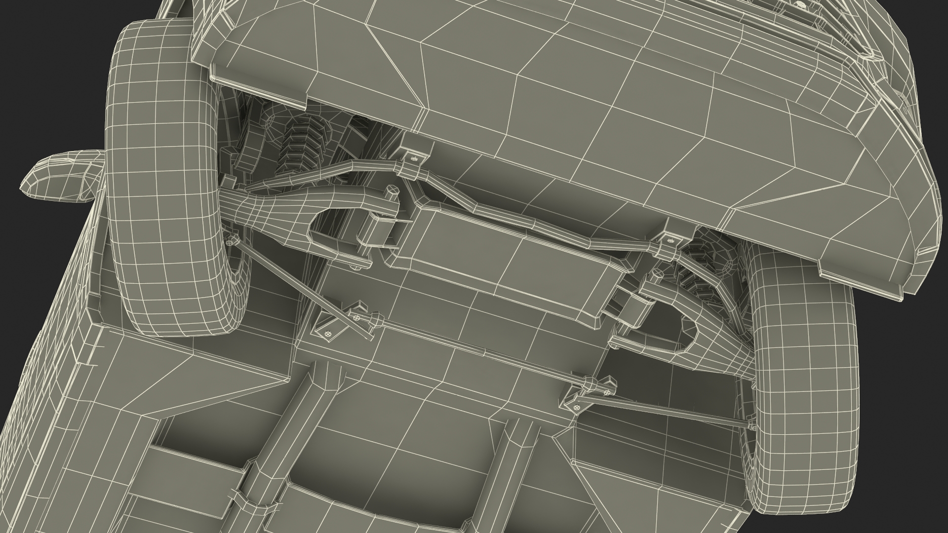 3D model Toyota Grand Highlander 2024 Rigged
