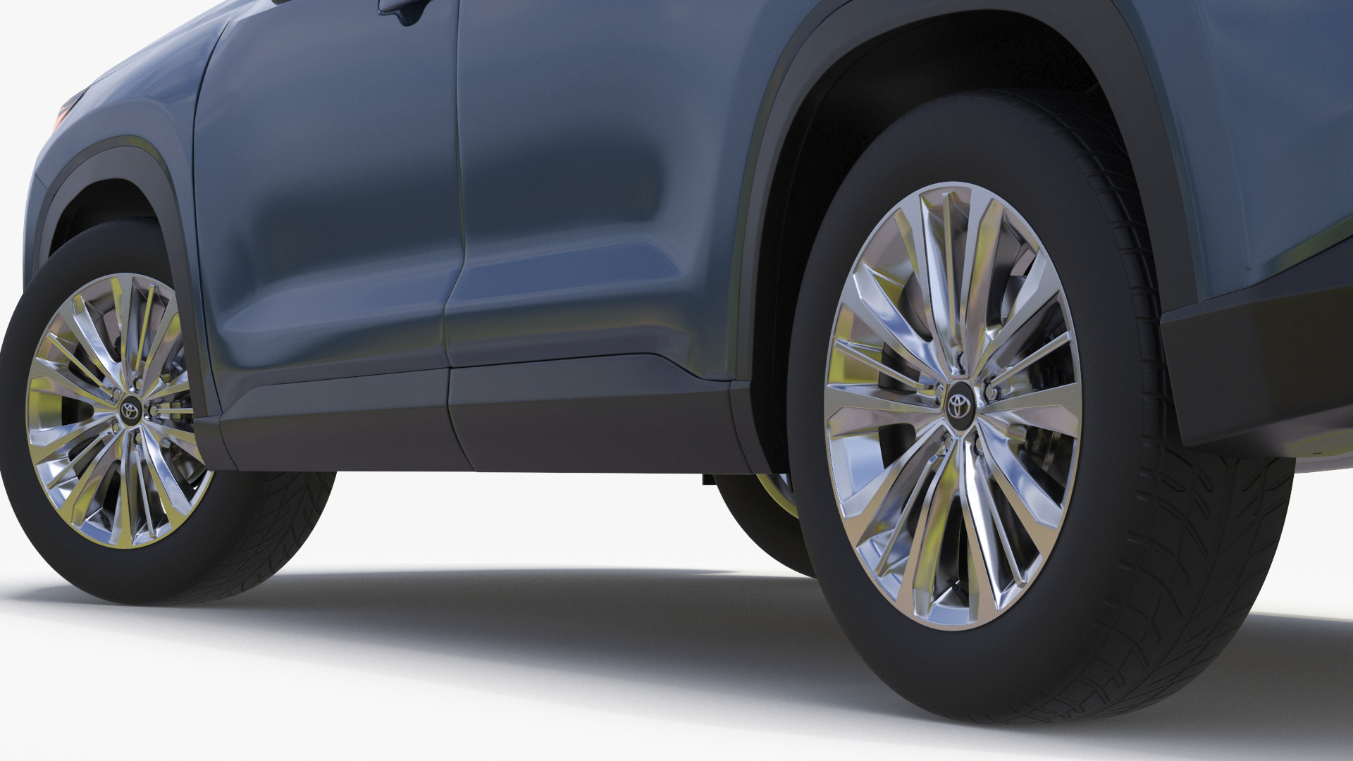 3D model Toyota Grand Highlander 2024 Rigged