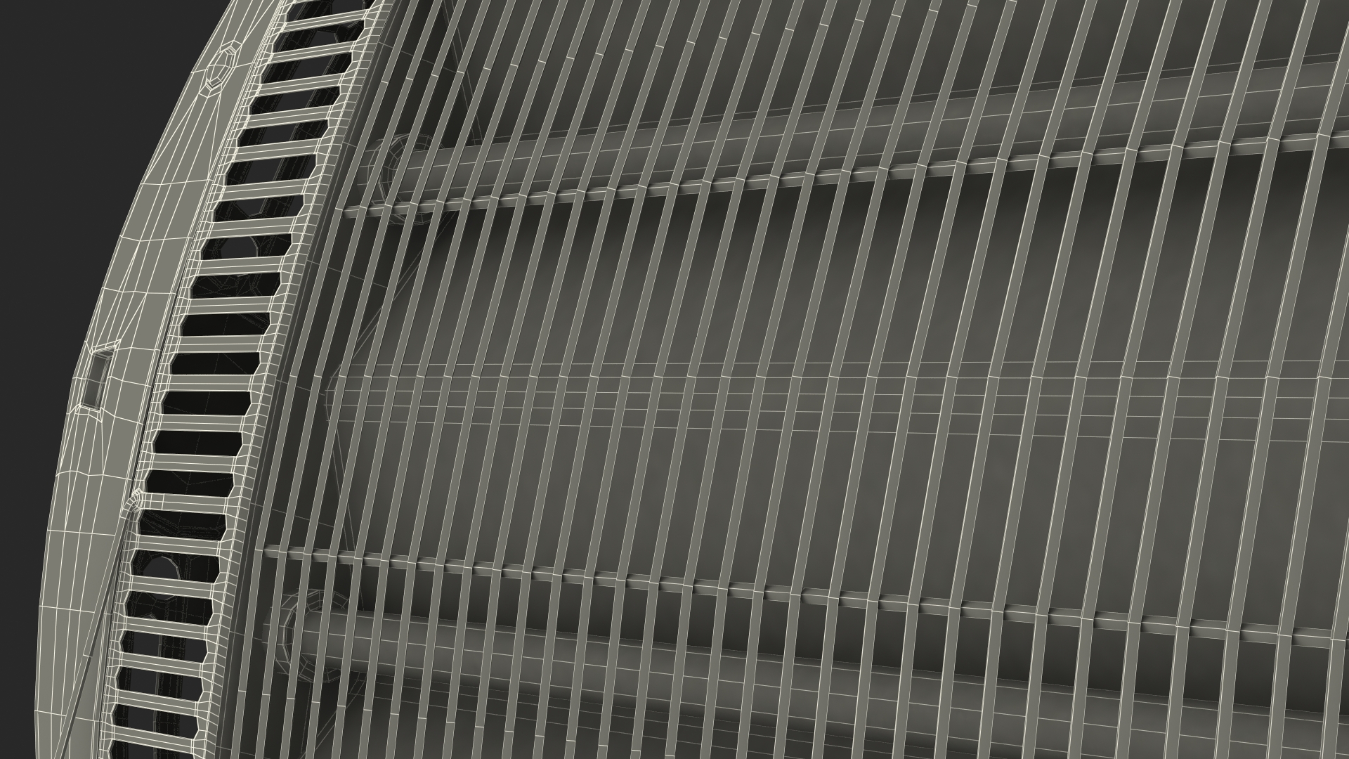 Wall Mount Quartz Tube Heater 3D model