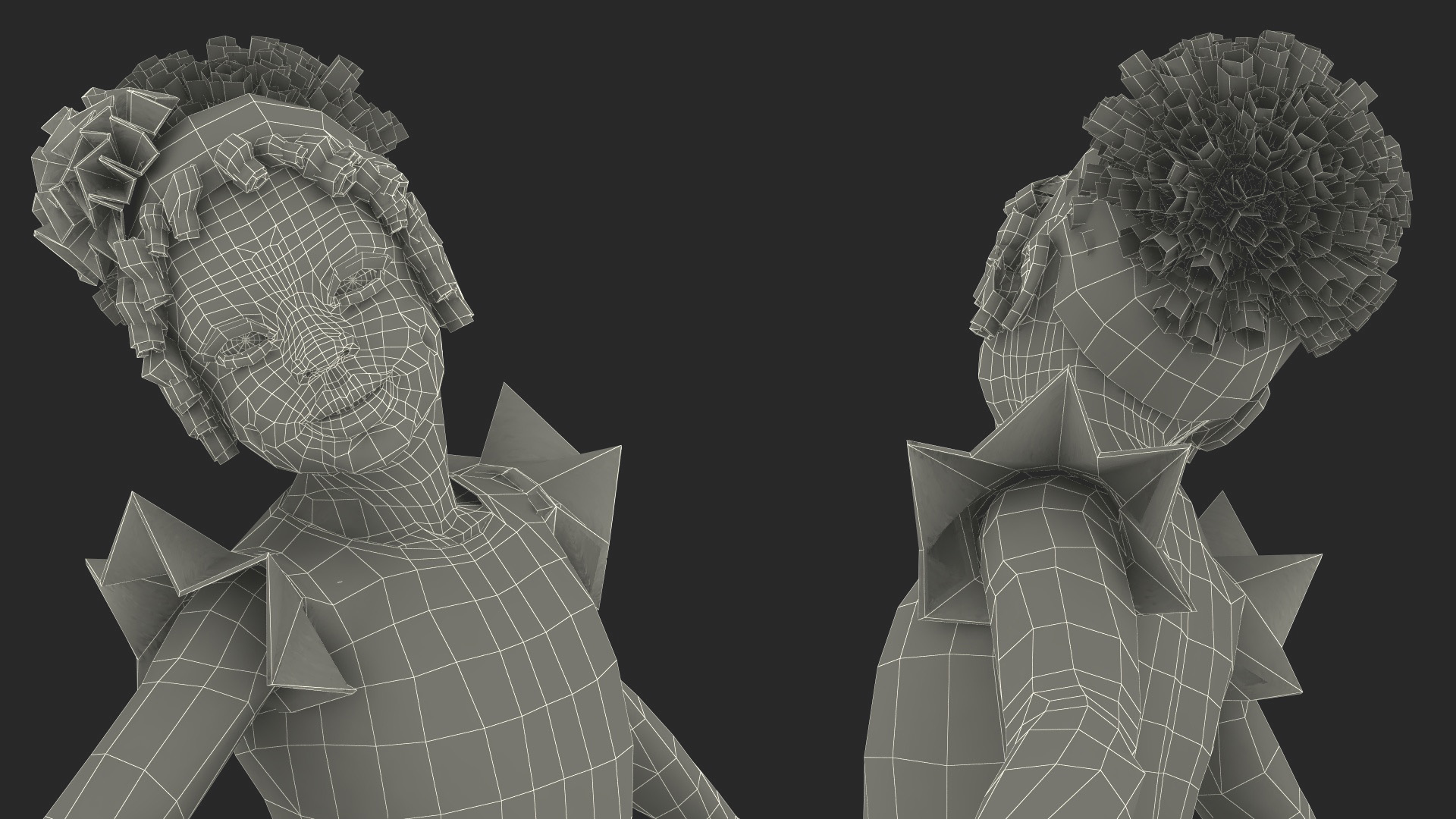 Dancing Girl Child in Dress 3D