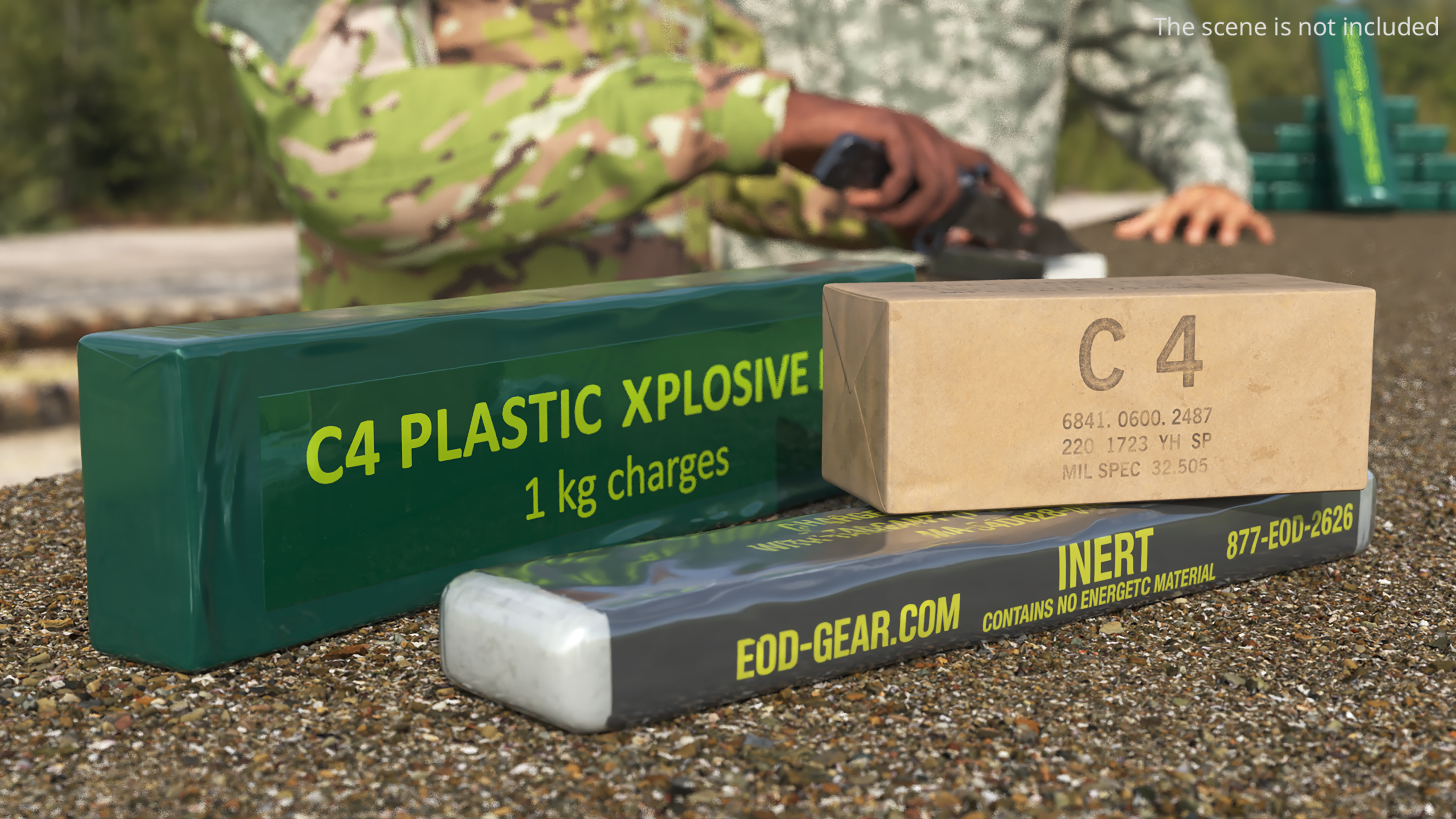 C4 Plastic Explosive Block Set, view 2