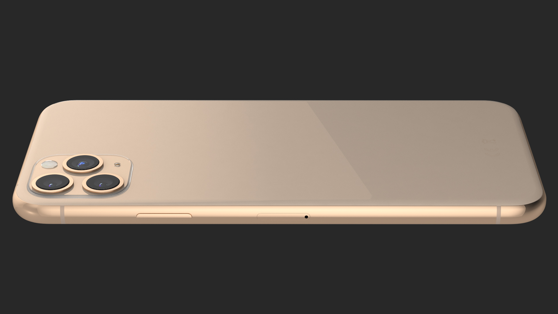Golden Smartphone 3D