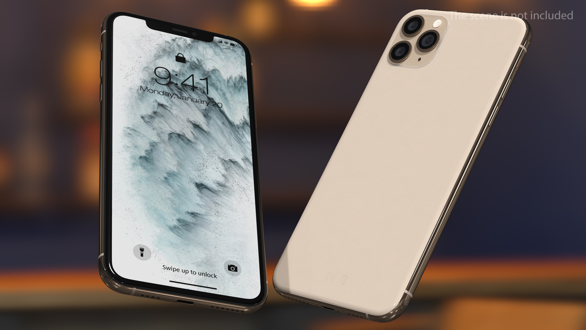 Golden Smartphone 3D