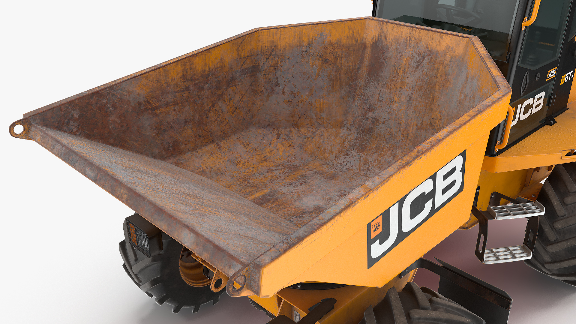 3D JCB 6T-1 Cabbed Site Dumper Dirty model