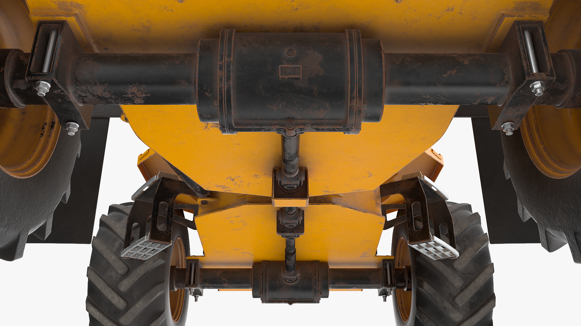 3D JCB 6T-1 Cabbed Site Dumper Dirty model