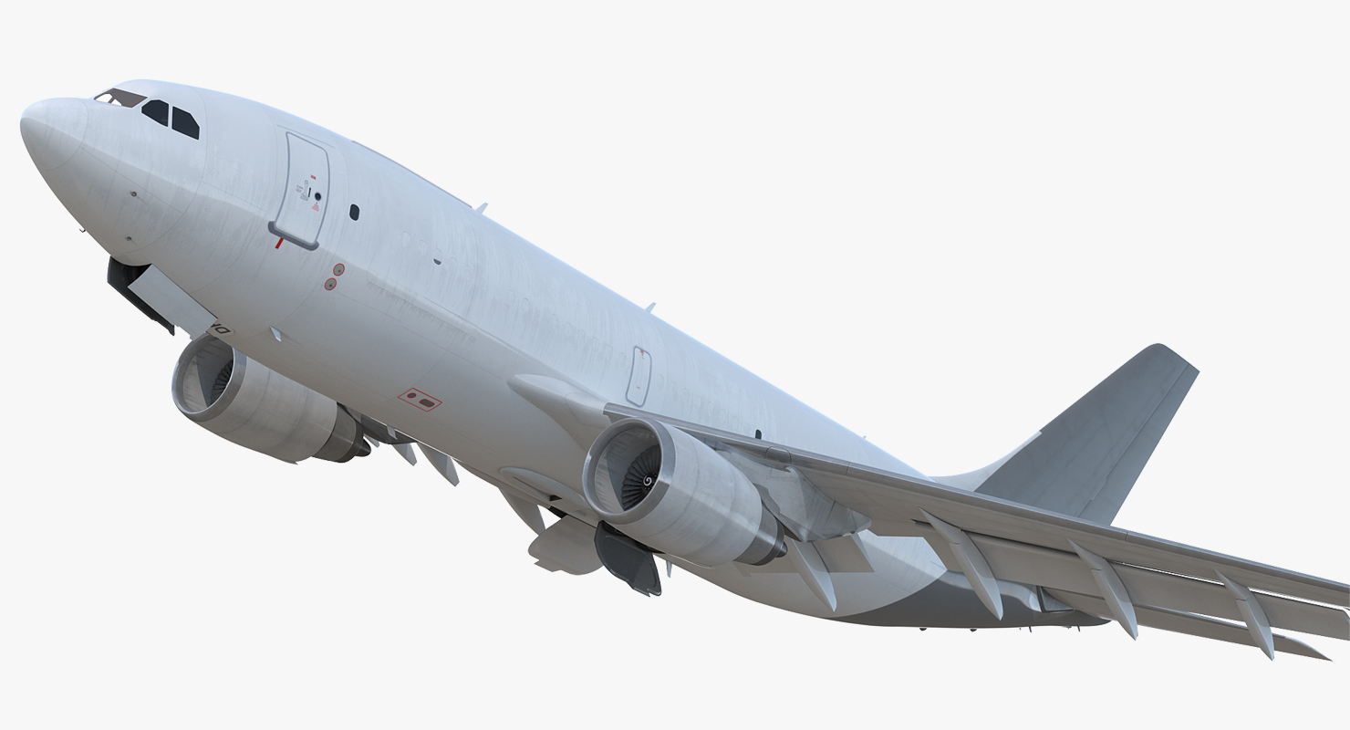 3D Cargo Aircraft Airbus A310 300F Generic Rigged