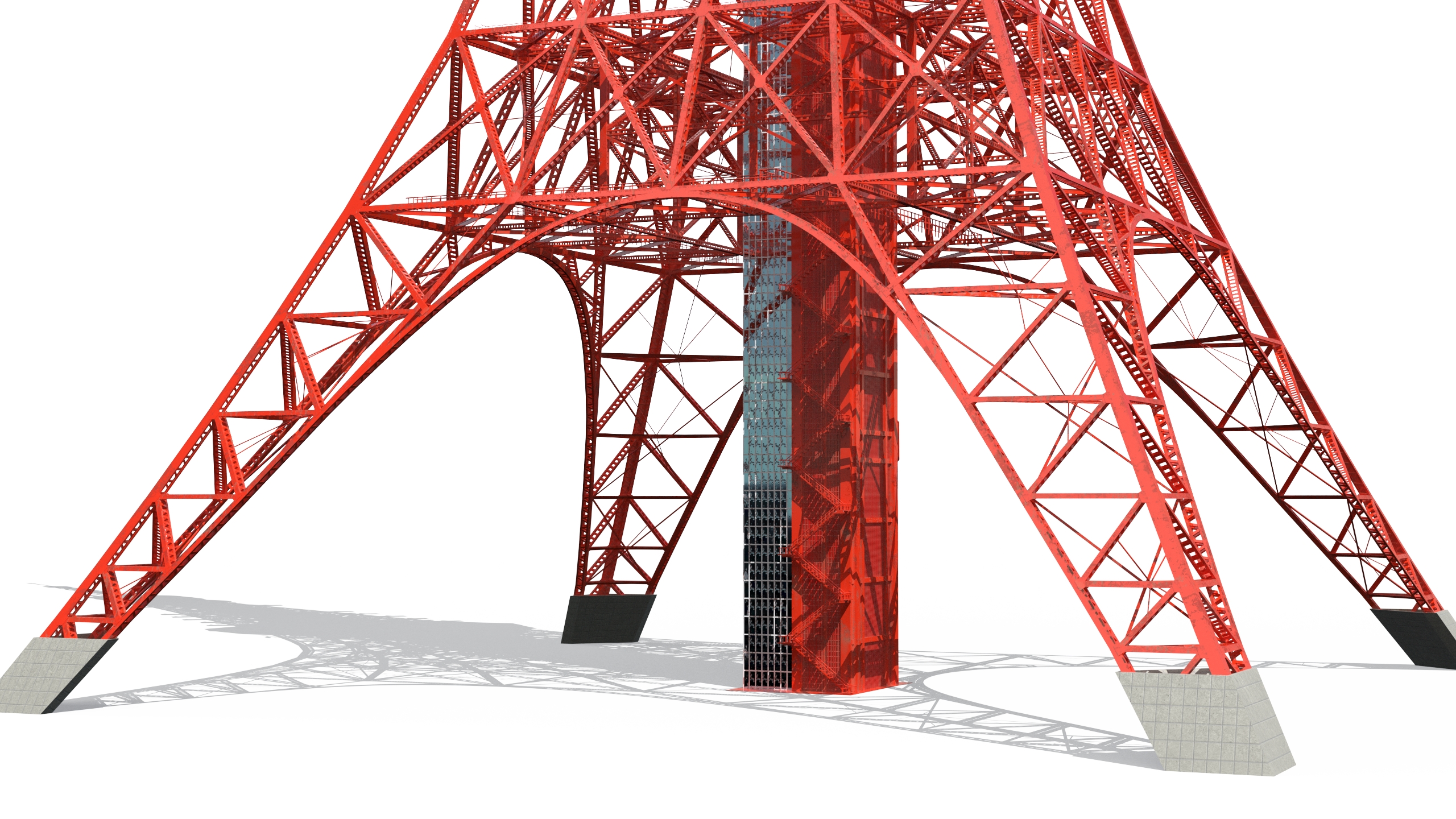 3D Tokyo Tower Structure