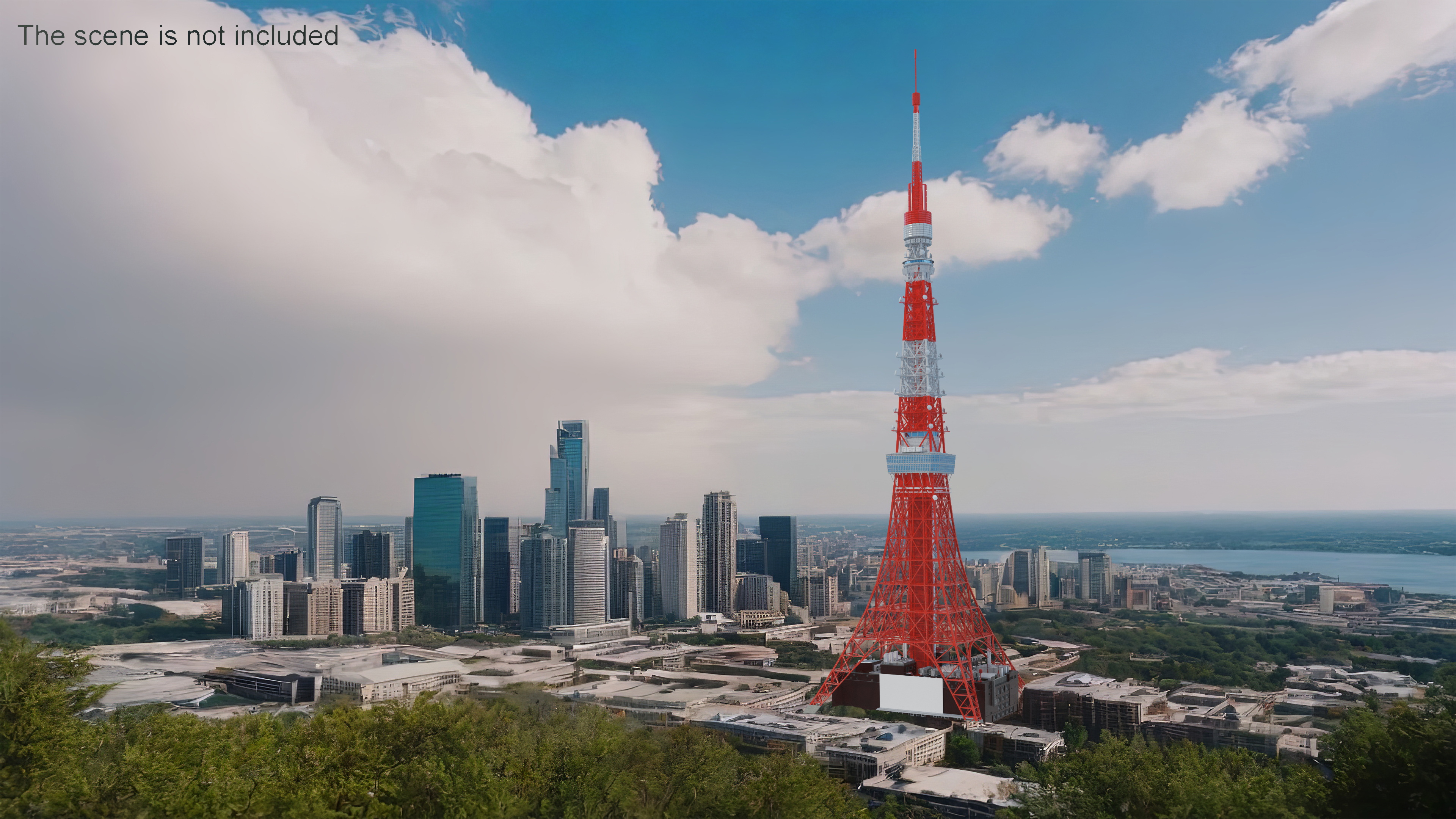 3D Tokyo Tower Structure