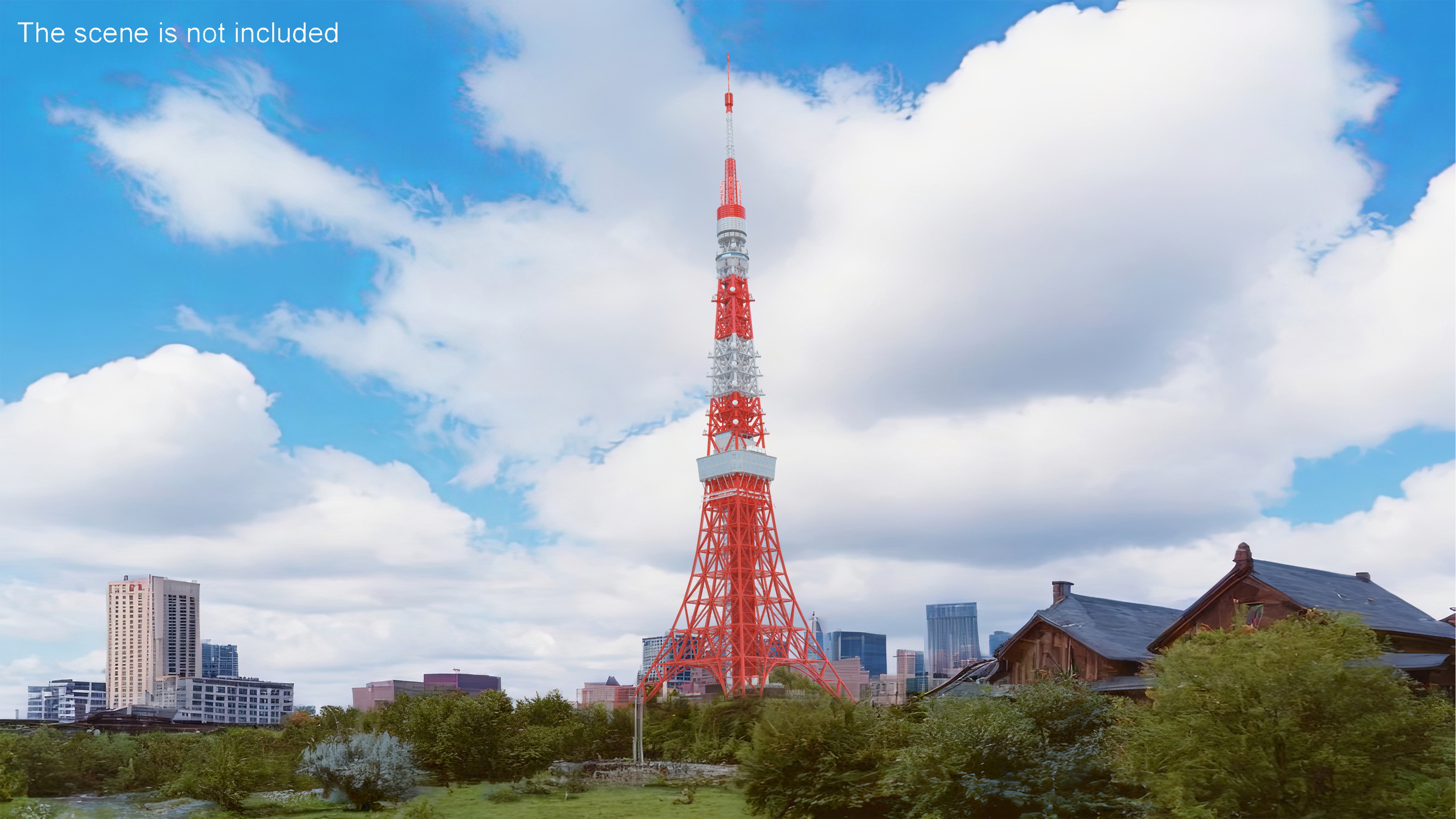 3D Tokyo Tower Structure