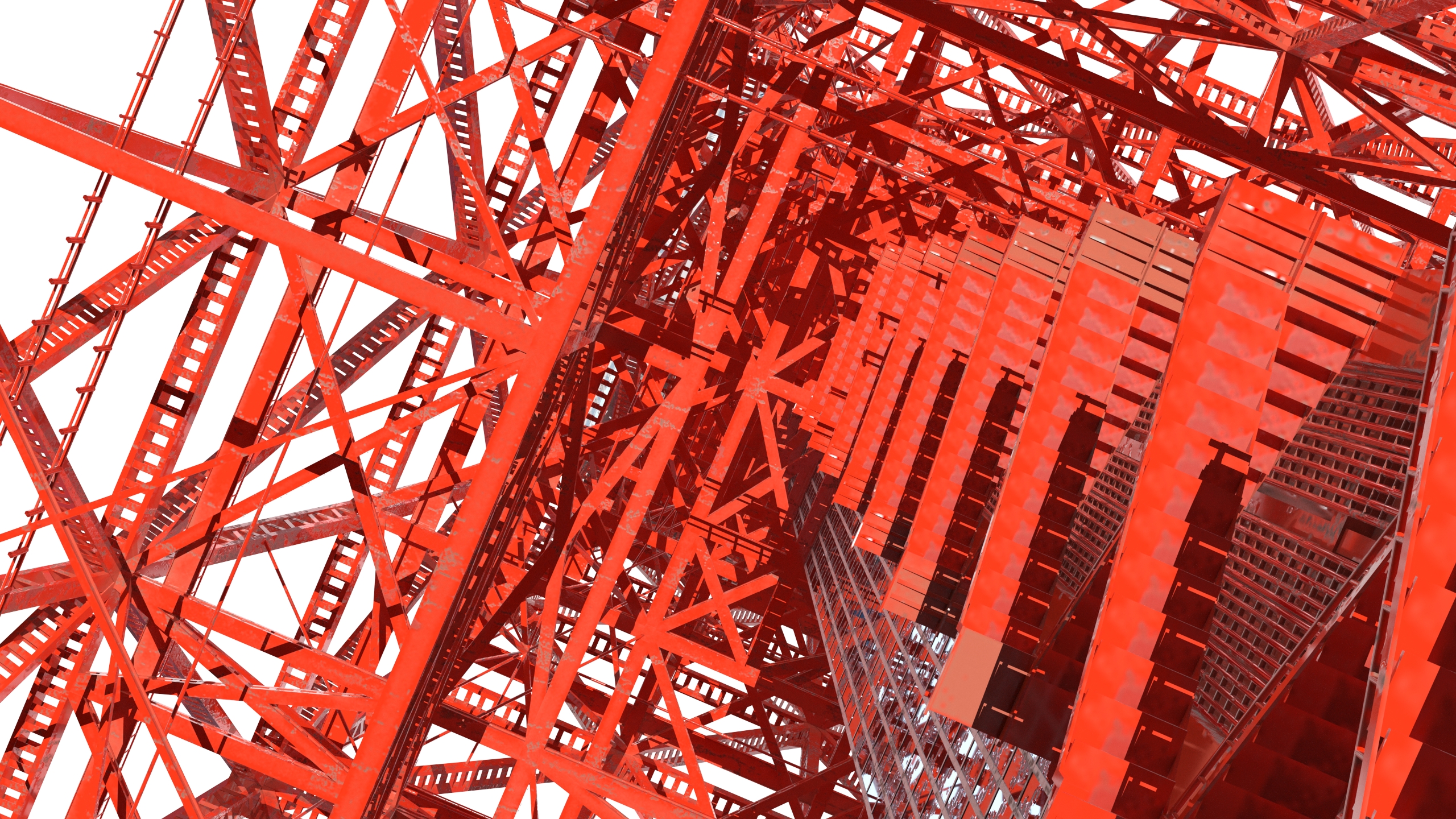 3D Tokyo Tower Structure