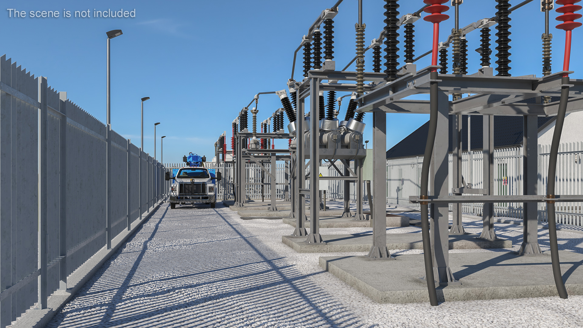 3D Wind Power Station model