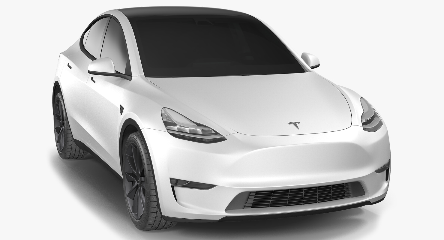 Tesla Model Y Simple Interior 3D model