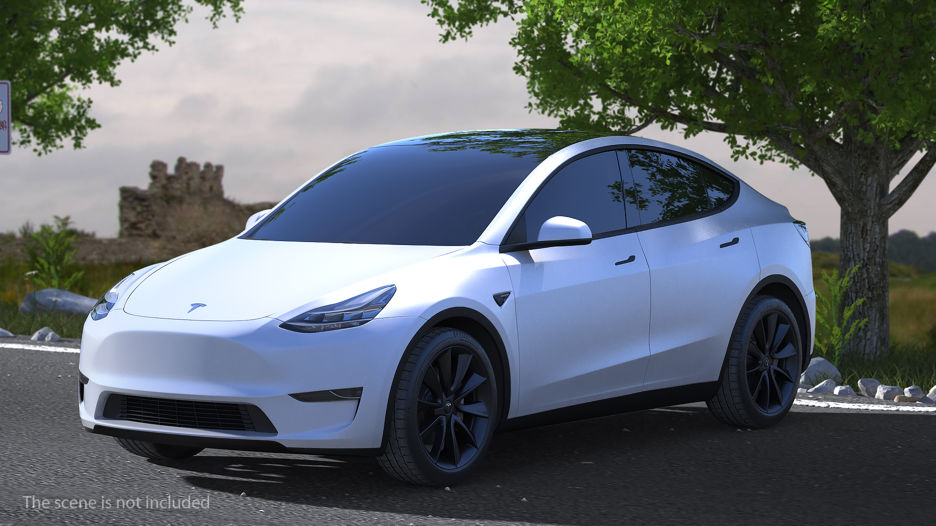Tesla Model Y Simple Interior 3D model