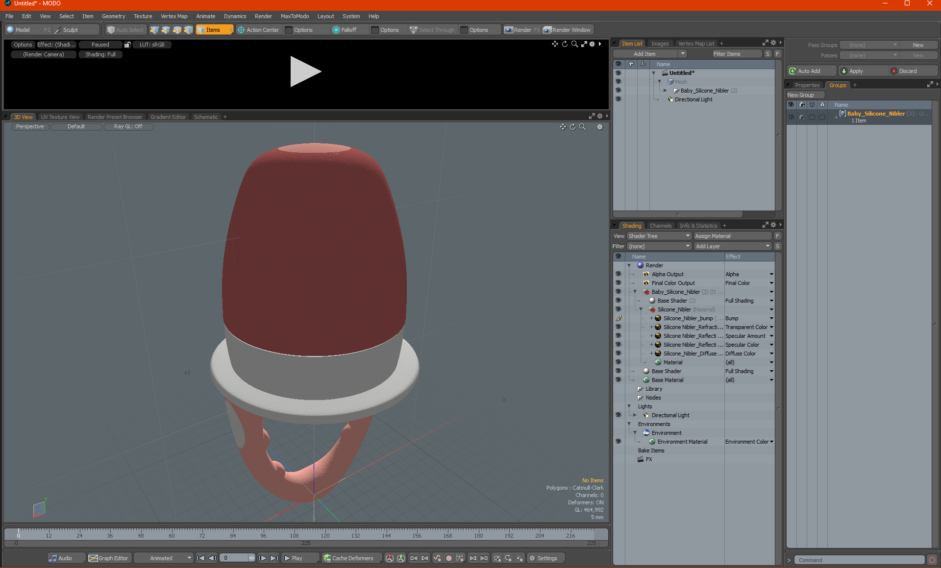 3D model Baby Silicone Nibler