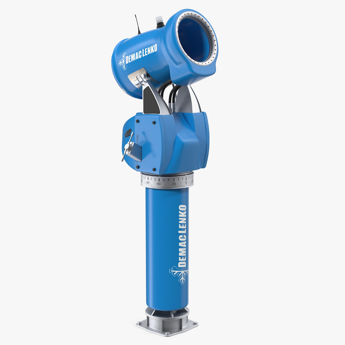 Snow Gun 3D Model, view 4