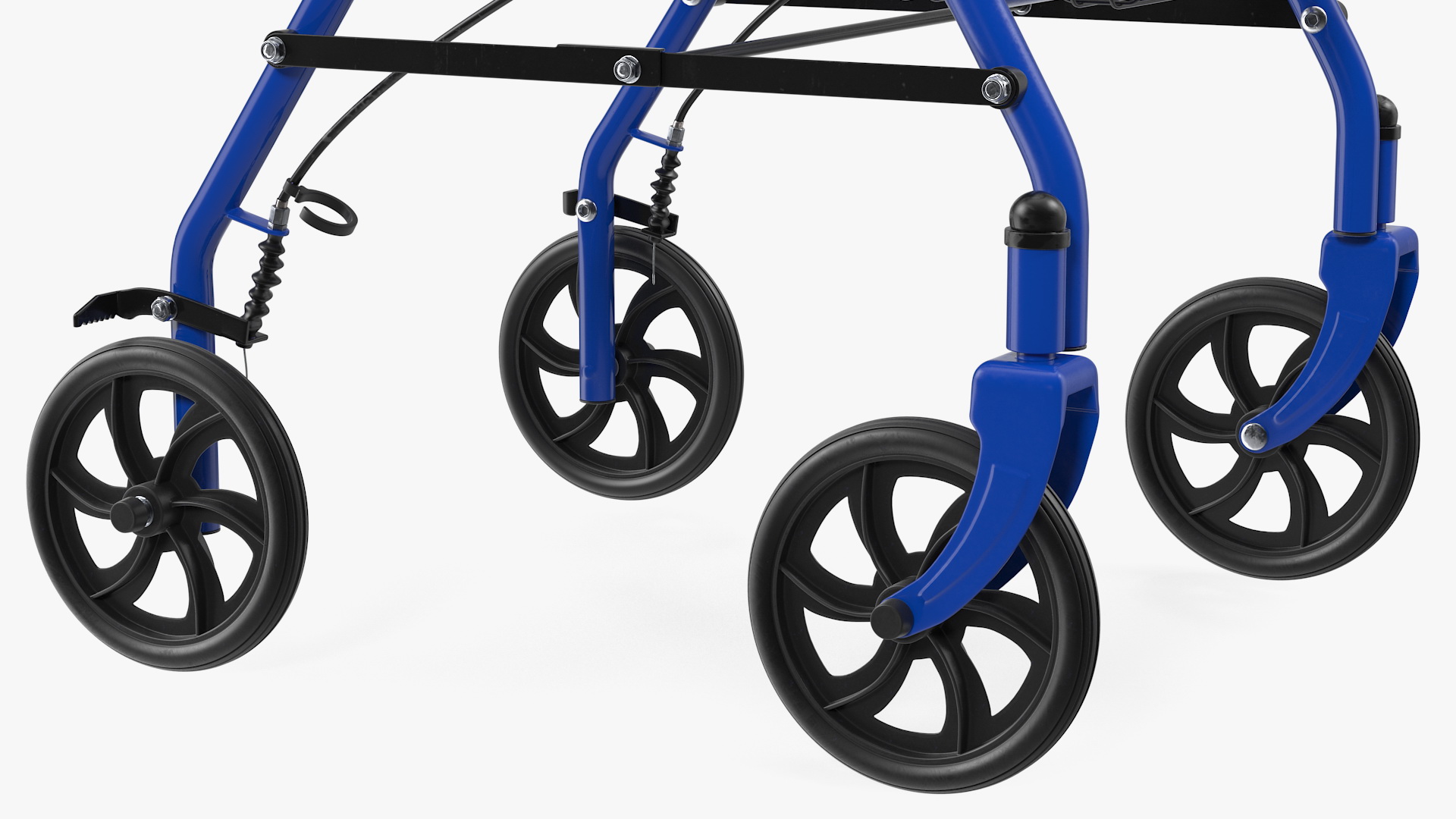 Medical Rolling Walker with Seat 3D
