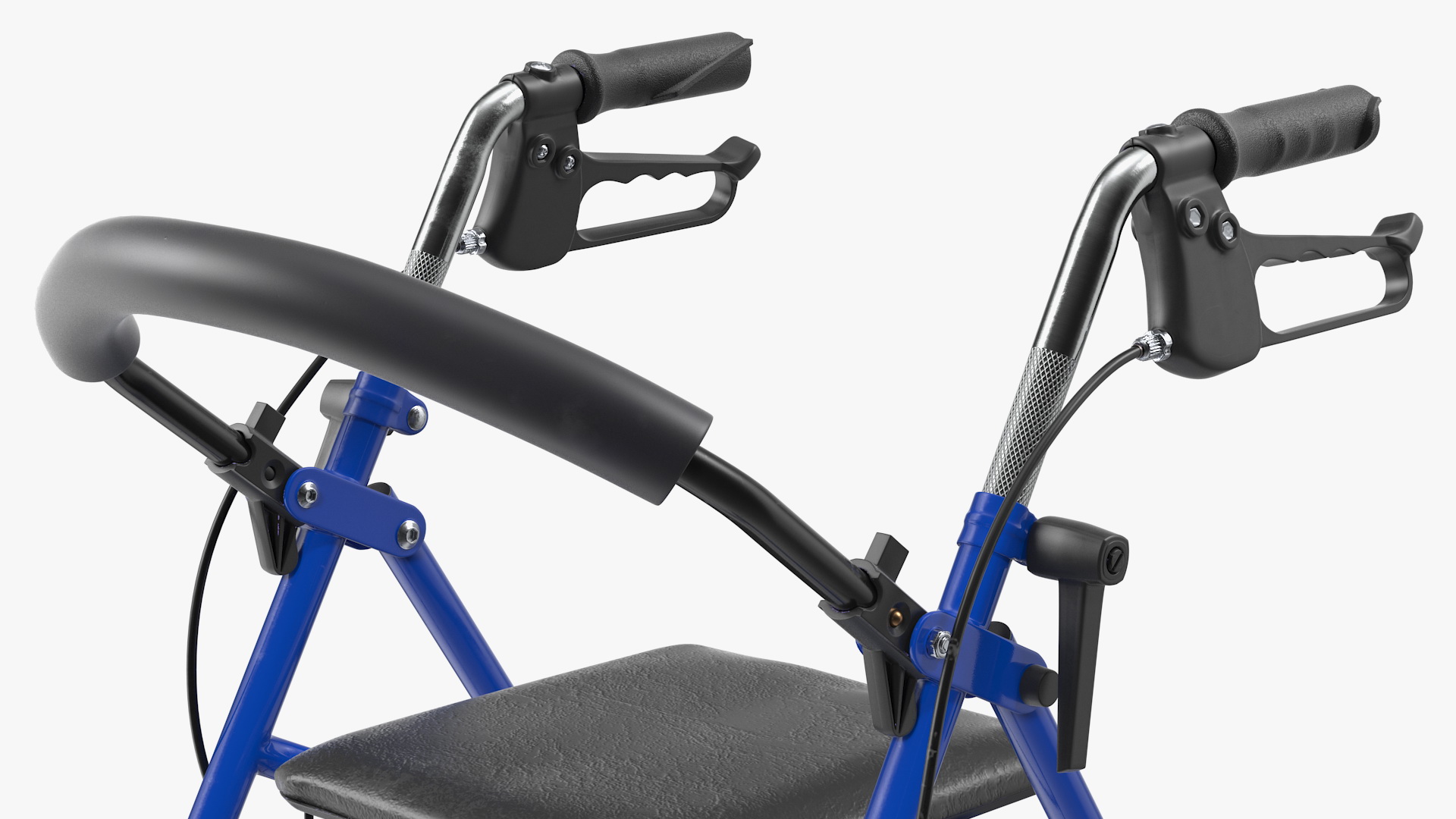 Medical Rolling Walker with Seat 3D