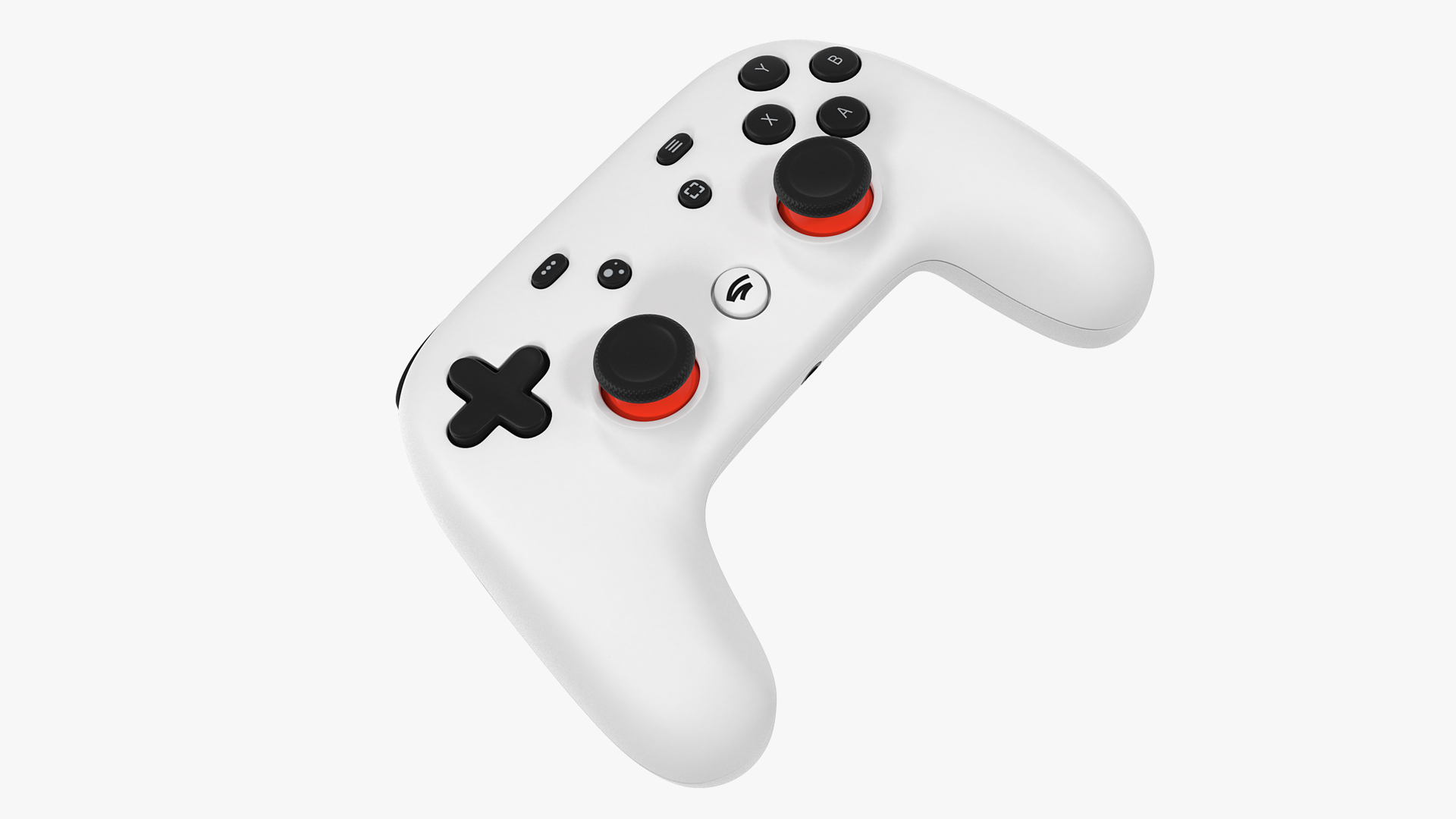 3D model White Google Stadia Controller