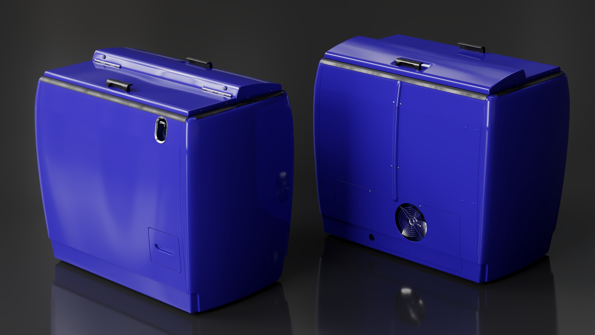 3D model Vintage Cooler for Carbonated Drink