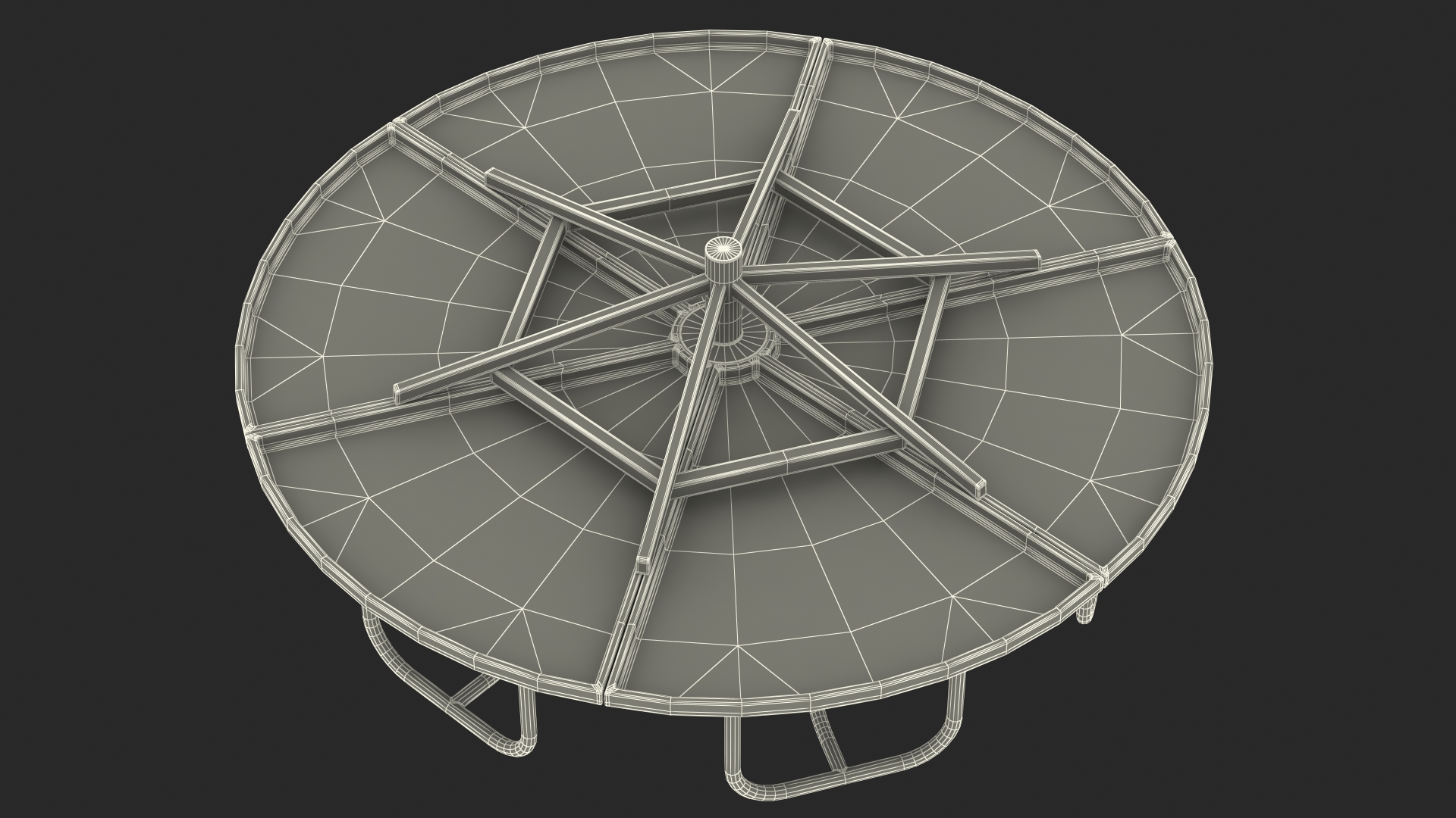 3D model Merry Go Round 10 Foot Multicolored