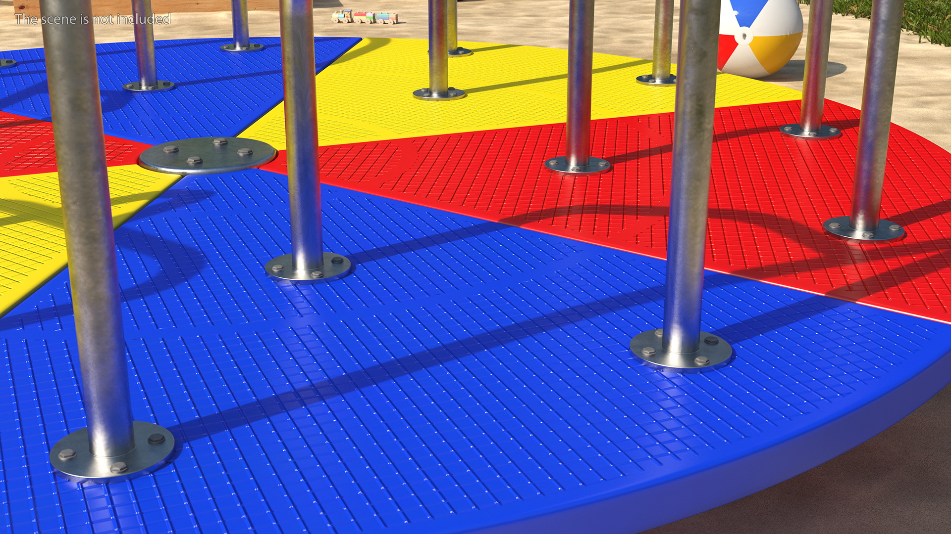3D model Merry Go Round 10 Foot Multicolored