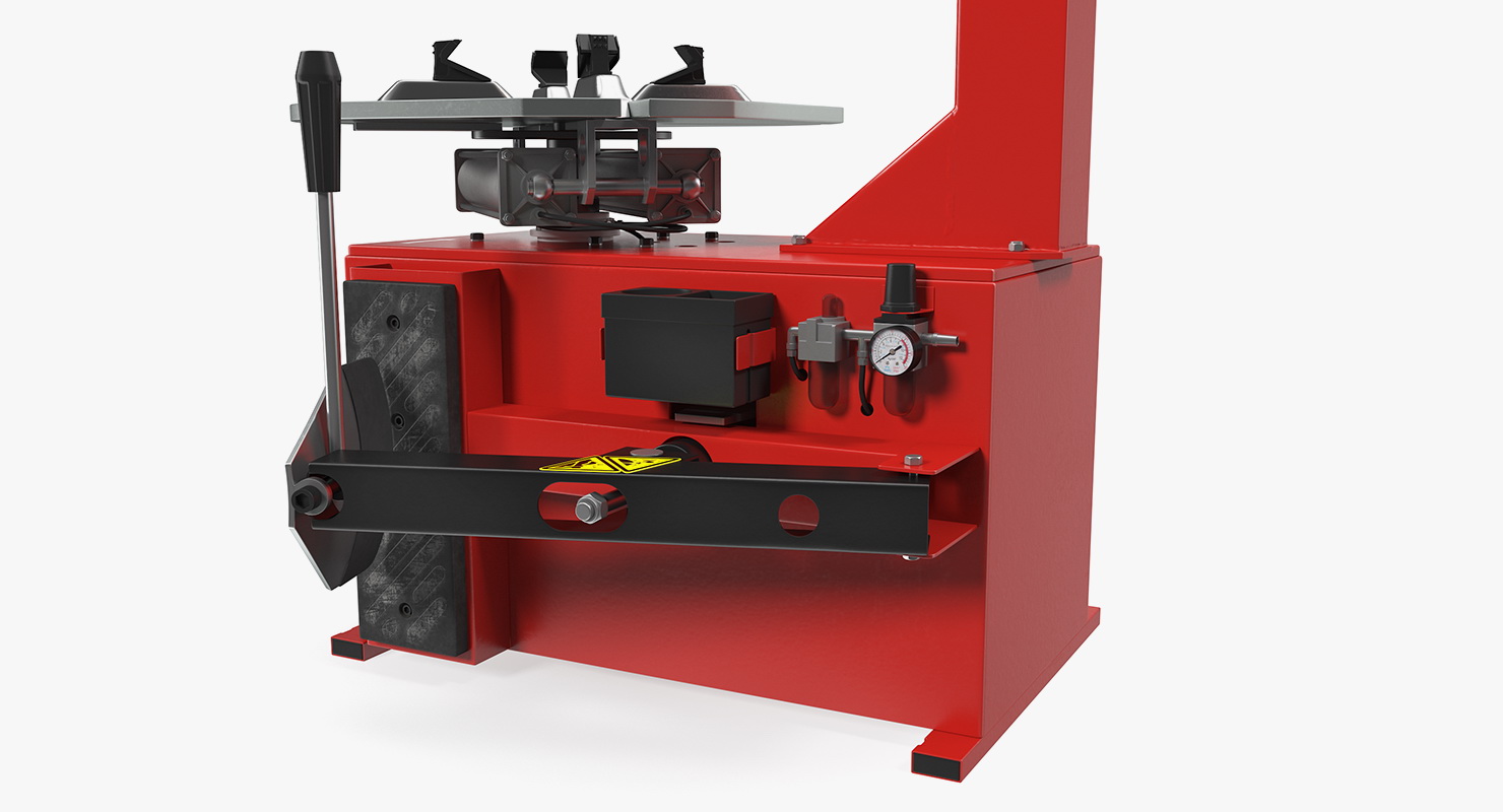 Semi-Automatic Tyre Changer 3D