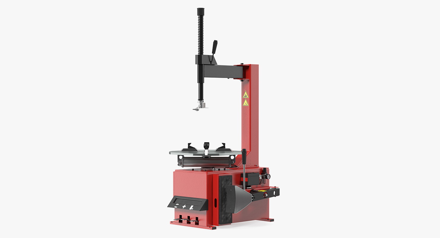 Semi-Automatic Tyre Changer 3D