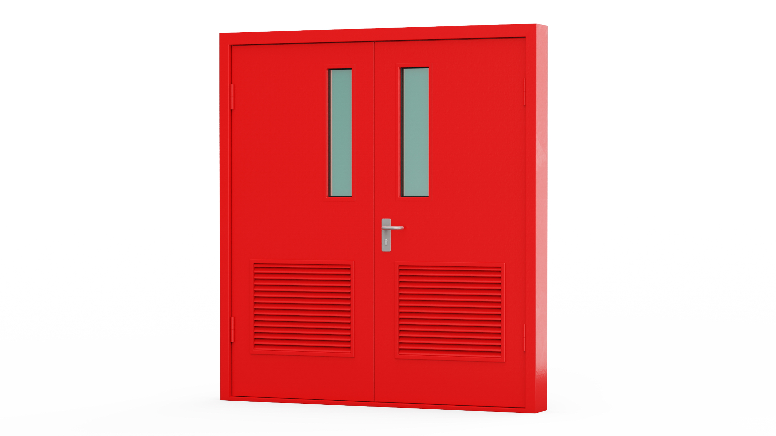 Fire Doors Double 3D
