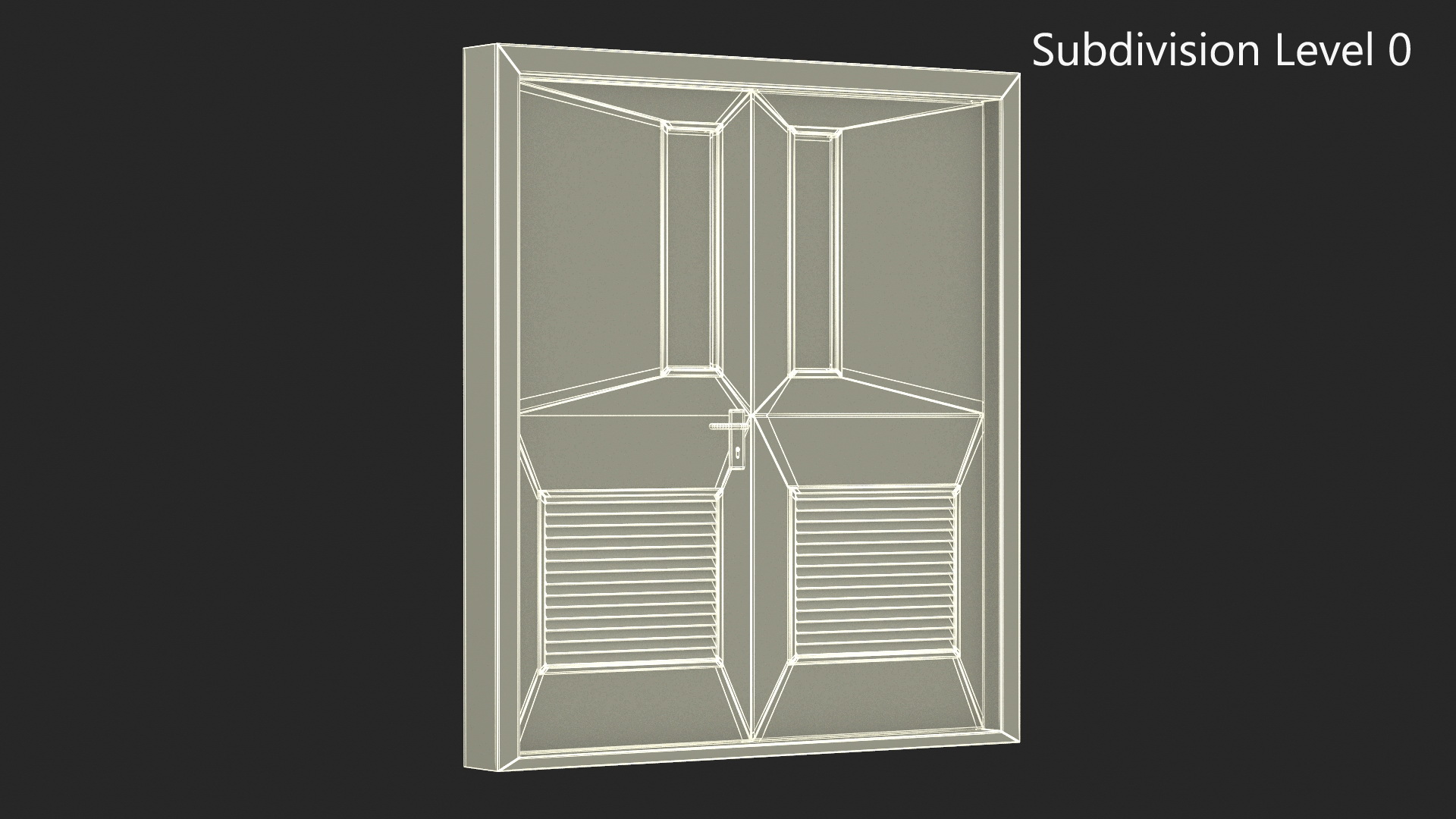 Fire Doors Double 3D