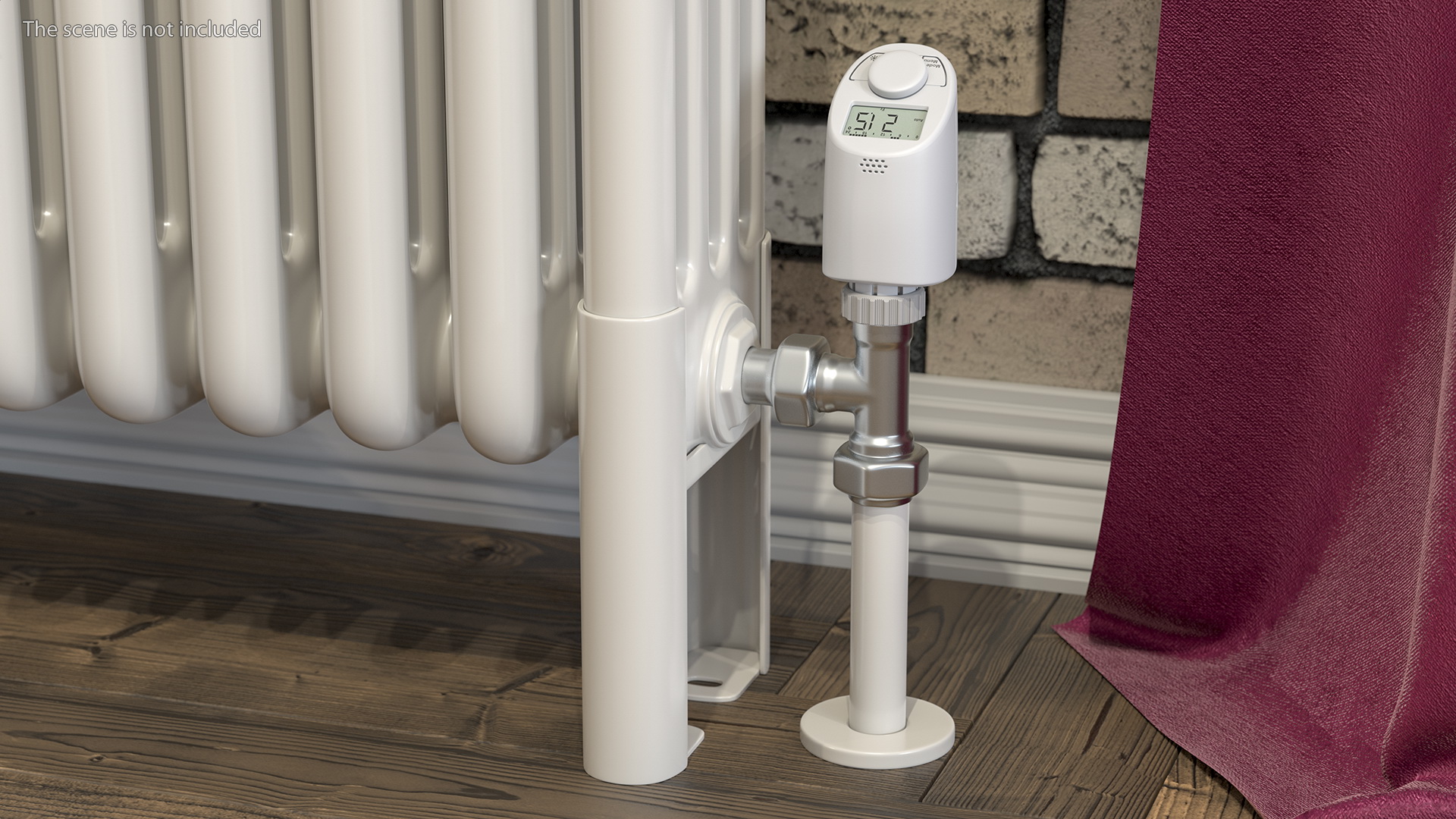 3D EHT Classic N Thermostat with Heating Radiator