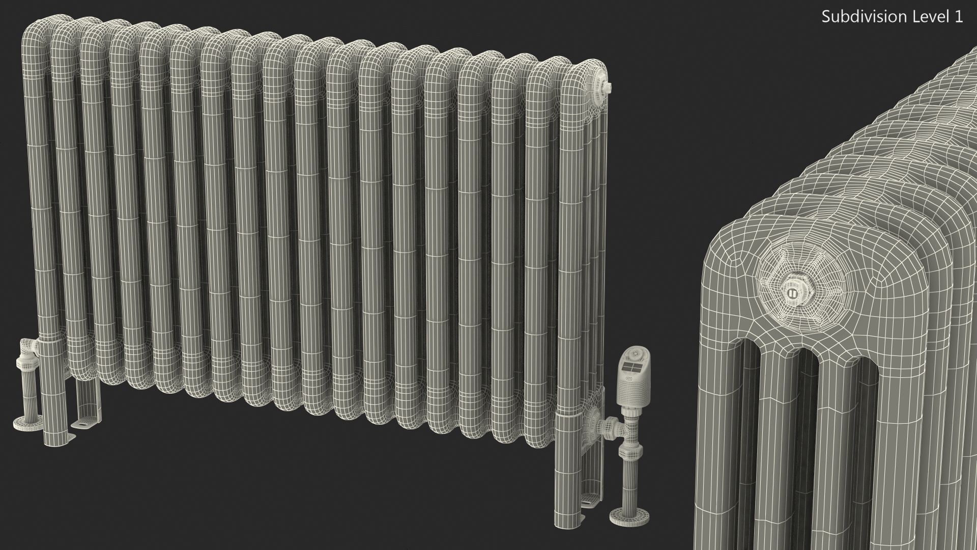 3D EHT Classic N Thermostat with Heating Radiator
