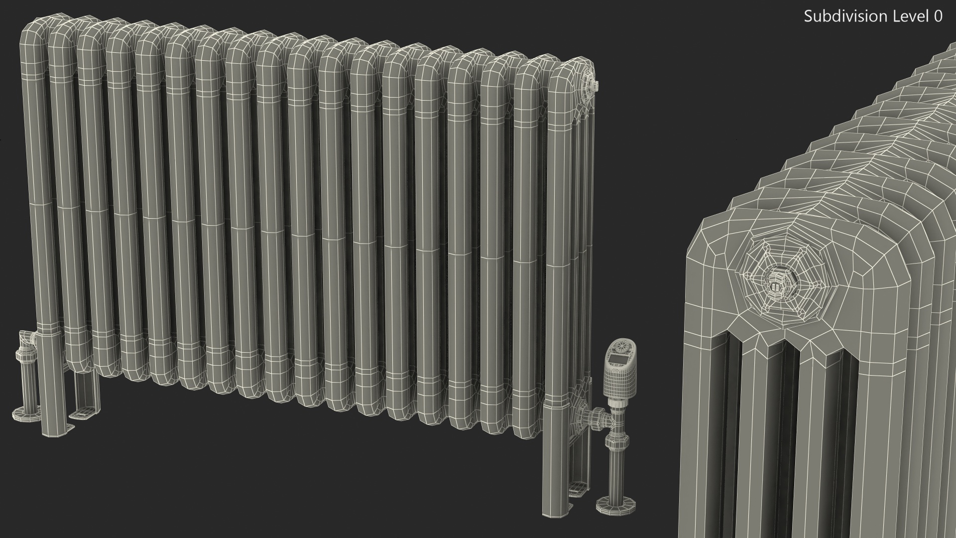 3D EHT Classic N Thermostat with Heating Radiator