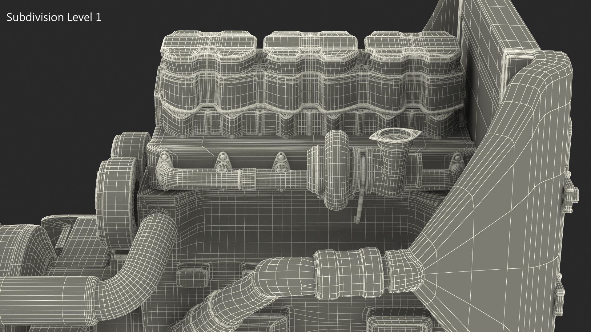 Truck Engine 3D