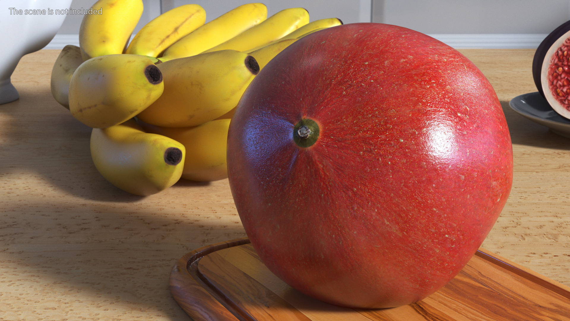 Fresh Pomegranate 3D